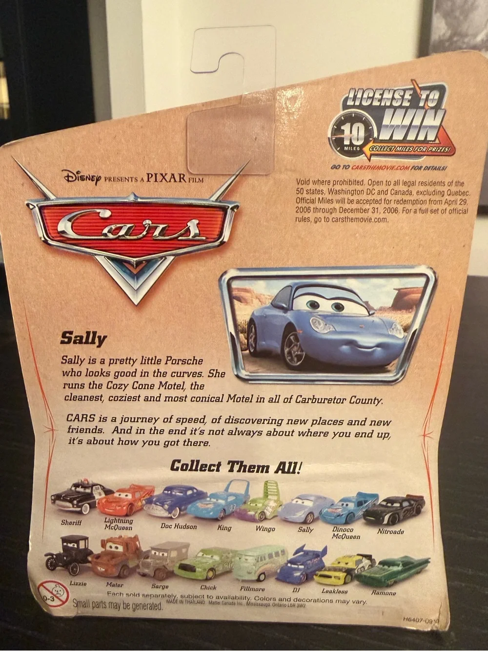 Pixar Cars Sally Diecast Toy Car Classic Sally Sealed Unopened Flawed